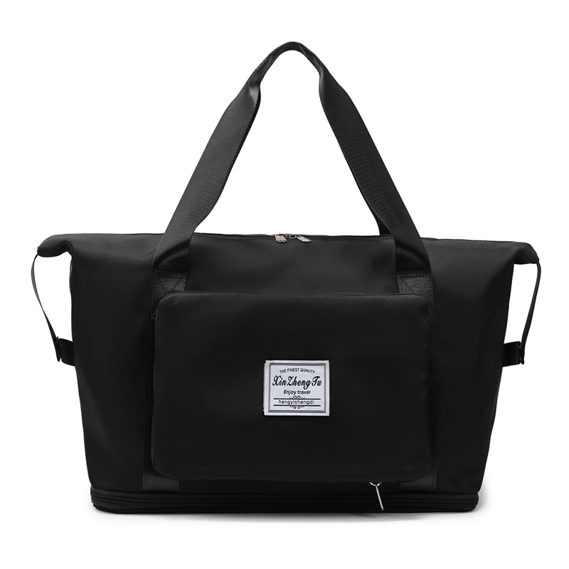 Travel Bag Dry And Wet Separation Large Capacity Travel Bag Black - Shop at LoveMi