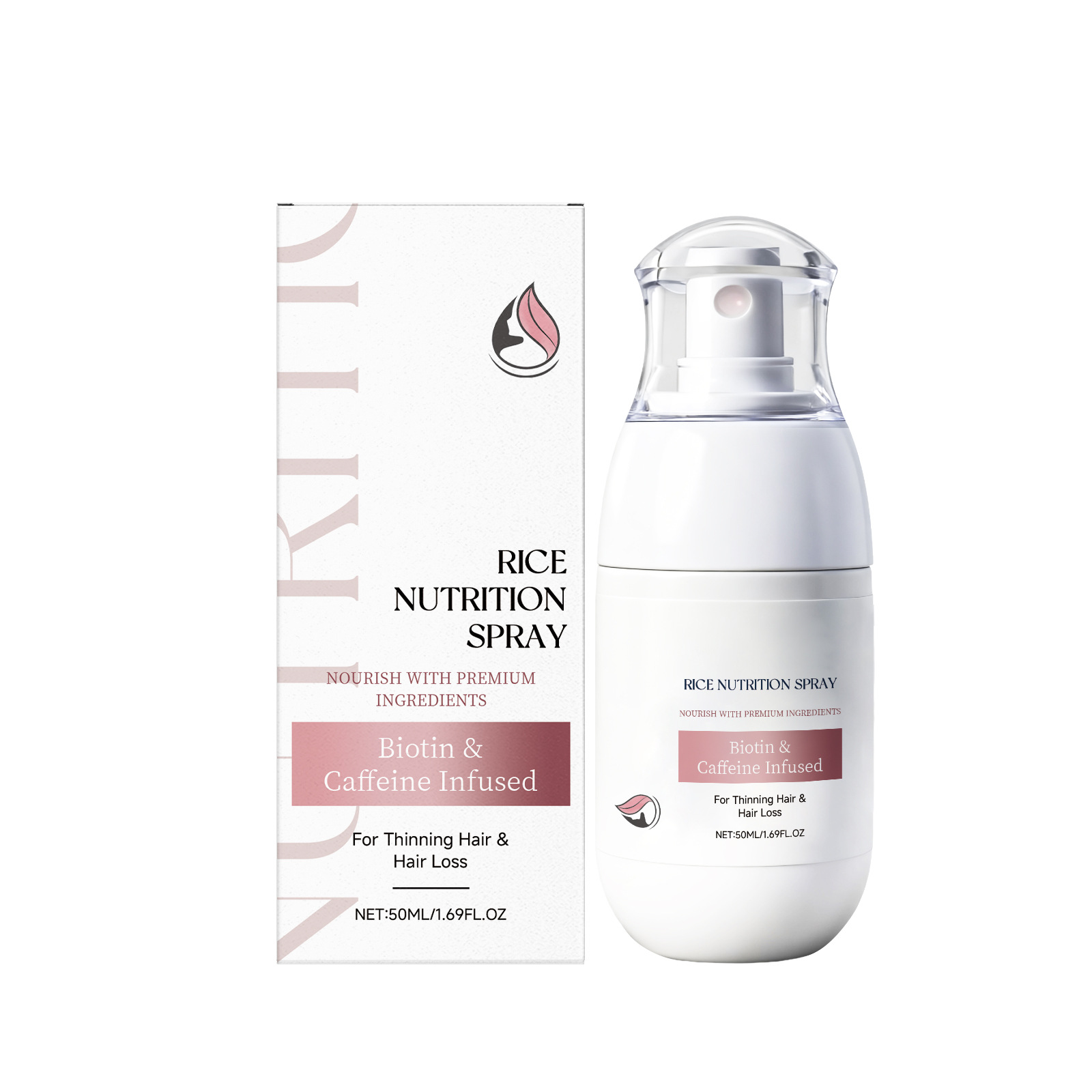 Rice Nutrition Biotin & Caffeine Infused Hair Growth Spray
