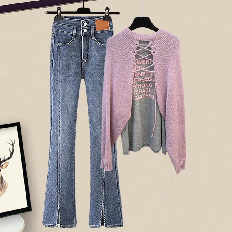 Autumn Little Slouchy Style Knitted Shawl Sweater