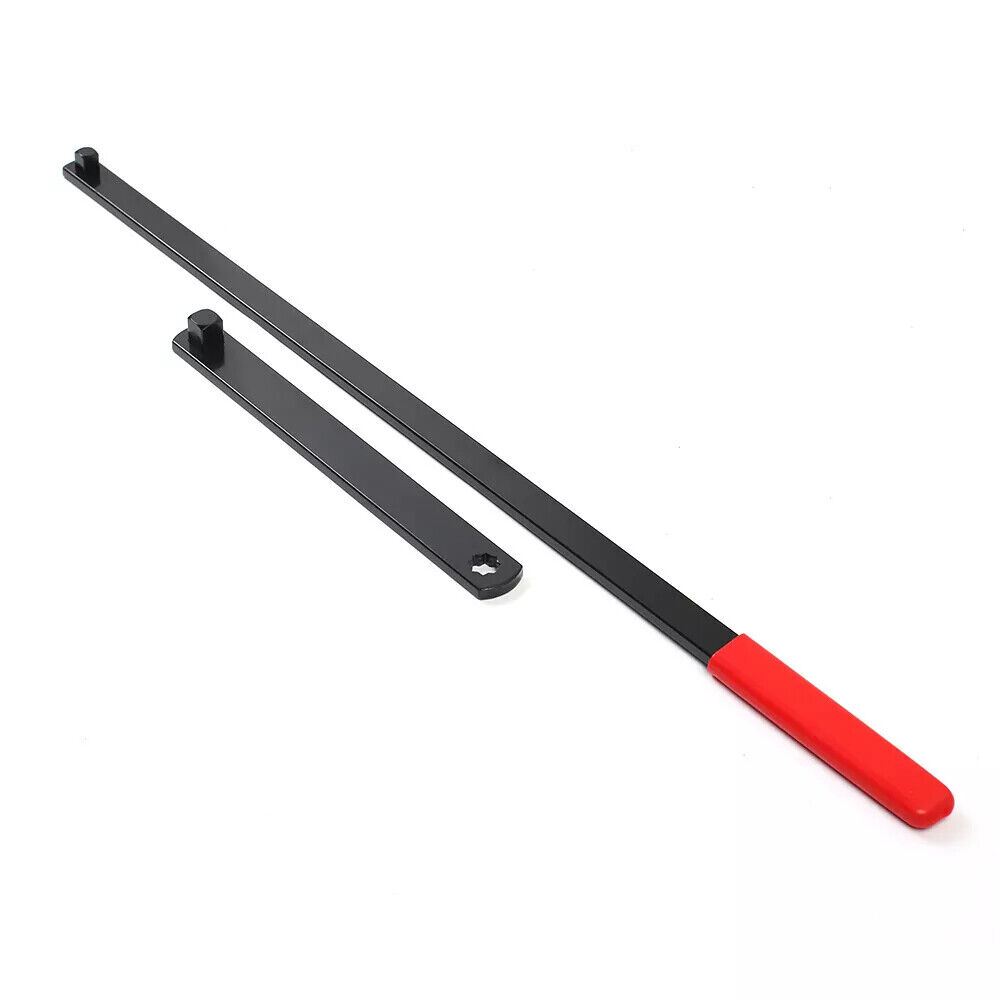 8Pcs Serpentine Belt Tension Setting Tool Set 580mm Long Pulley Wrench Kit — image 2