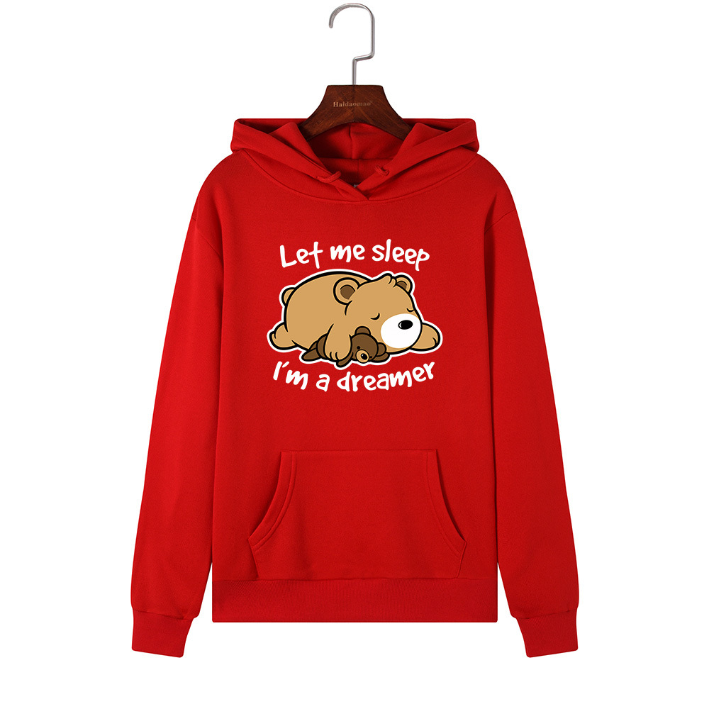 European And American Women's Hooded Long Sleeved Velvet Sweater