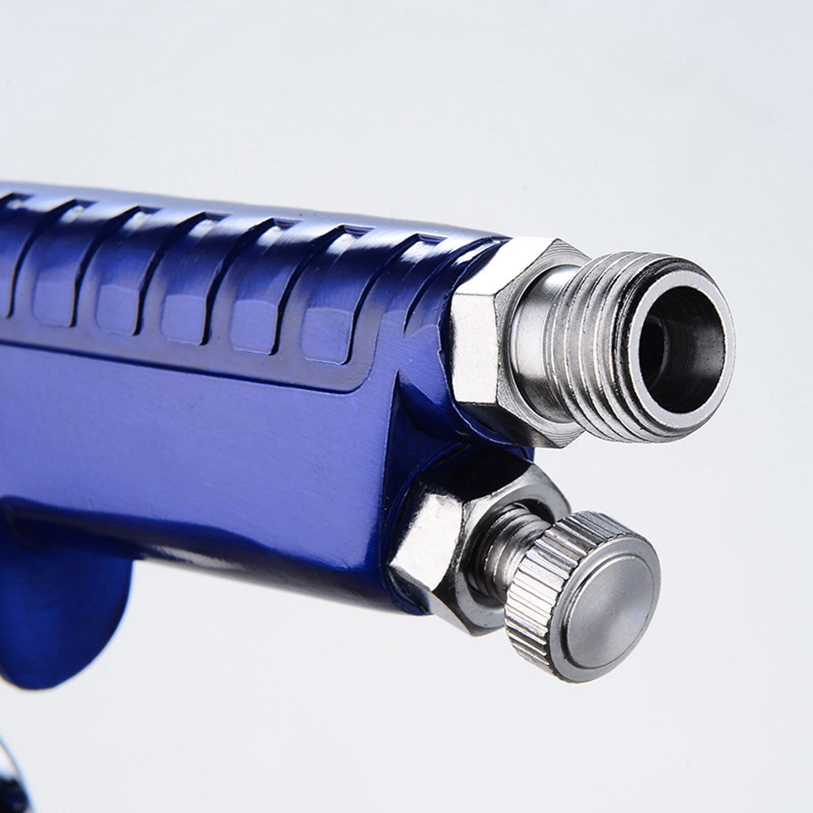 2 X HVLP Spray Gun Kit Air Gravity Feed Vehicle Car Paints1.4MM 0.8MM Nozzle — foto 7