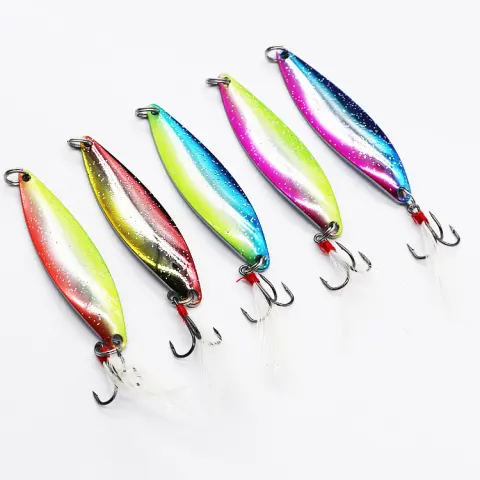 Dazzle Spoon Type Glitter 5g-17g Metal Hard Bait Fishing