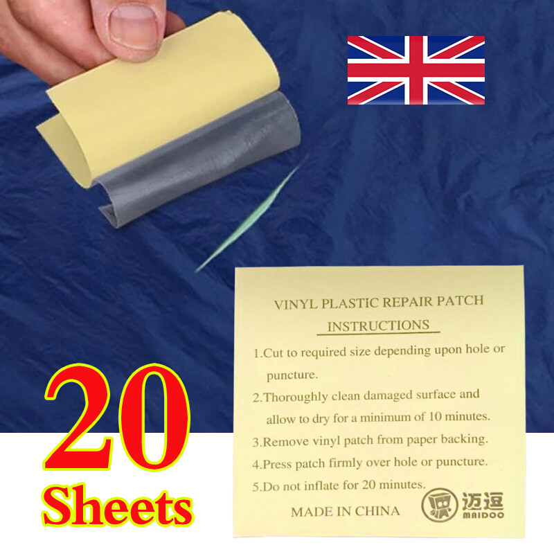 20Pack Inflatable Swimming Pool Puncture Repair Patch Kit Airbed Lilos Pool Toy