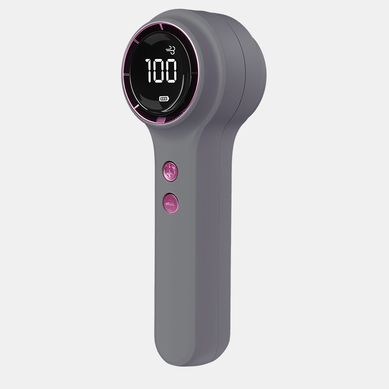 KP-F09 Best-Selling Portable Handheld Desktop Fan Digital Display Long Battery Life Quiet Operation In Stock
