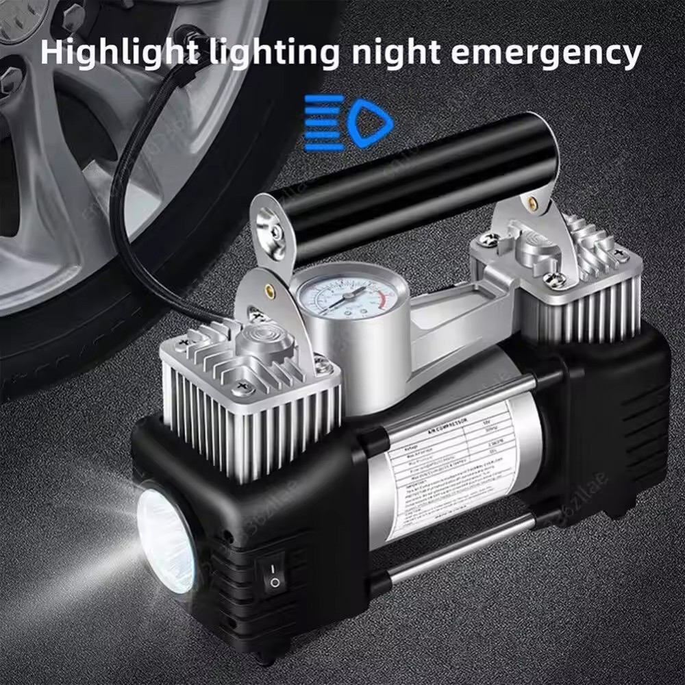 Heavy Duty 12V Electric Car Tyre Inflator Portable Air Compressor Pump 10