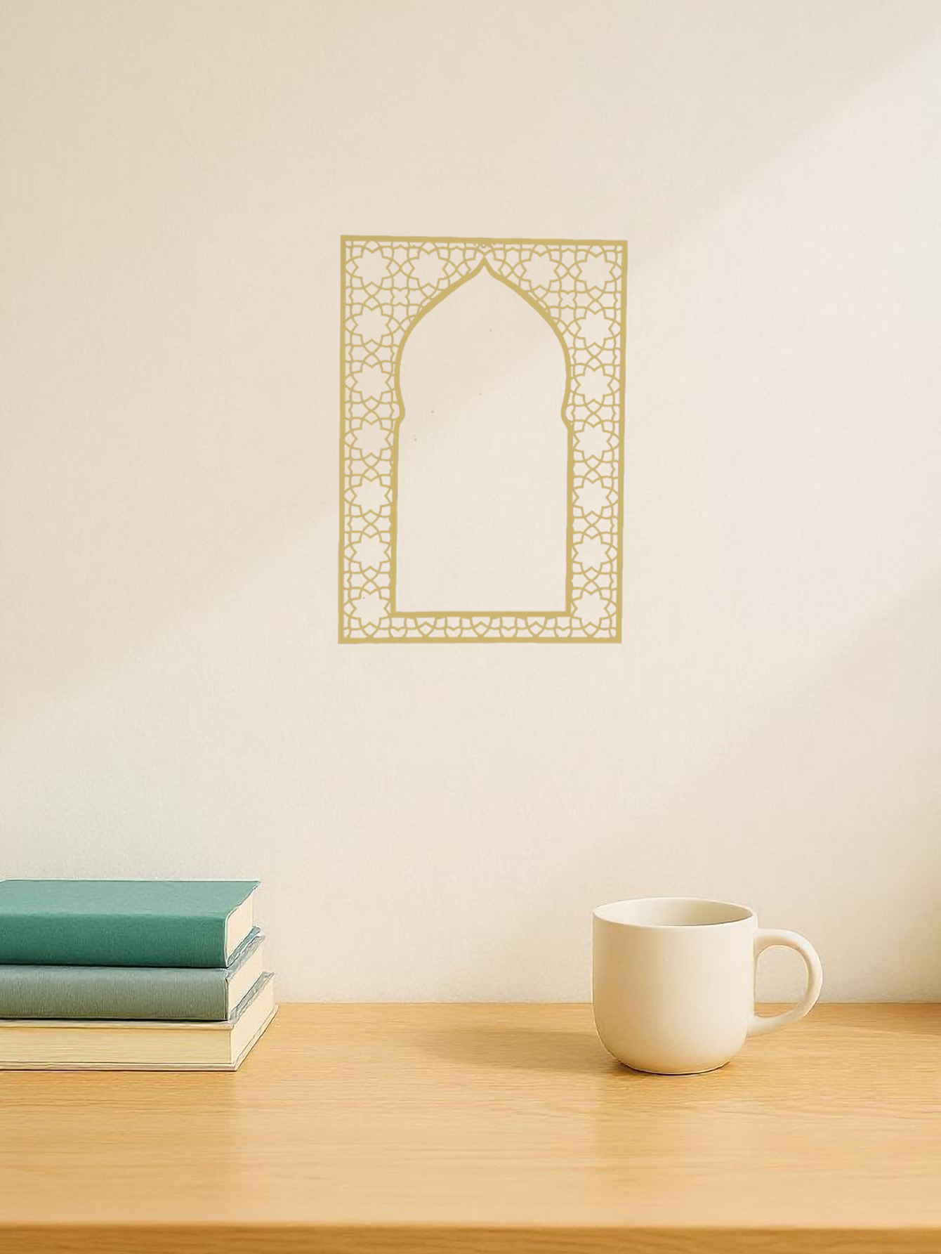 Islamic Arabic-Style Metal Wall Art-Exquisite Indoor Outdoor Decor & Muslim Gift_voghion.com