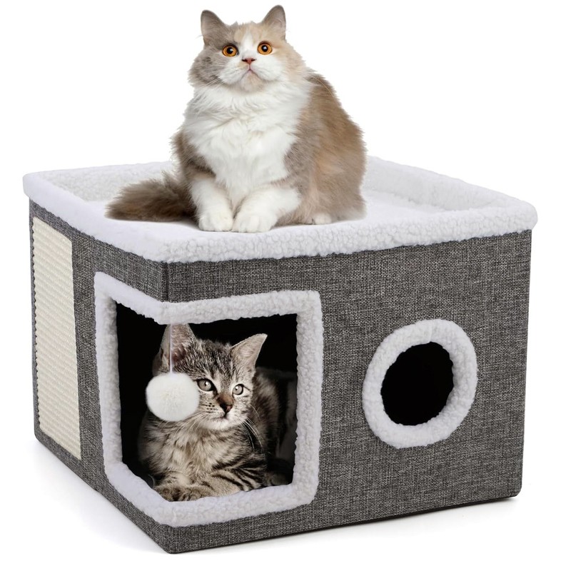 Cat House Cat Cave Cats 2 Layer Condo Cat Nest Cat Bed W