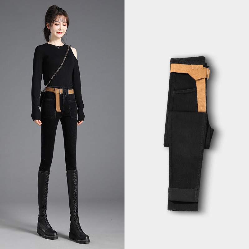 Highly Designed Tight-fitting Women's Trousers With Small Feet