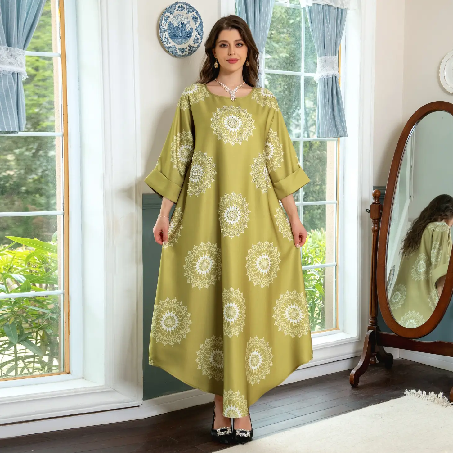 Women's Rhinestone Beaded Light Luxury Craft Dress
