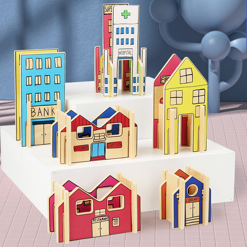 Children's DIY Assembled Building Block Toys
