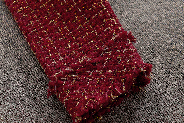 Two-piece Fashion Jacket With Hip Short Skirt