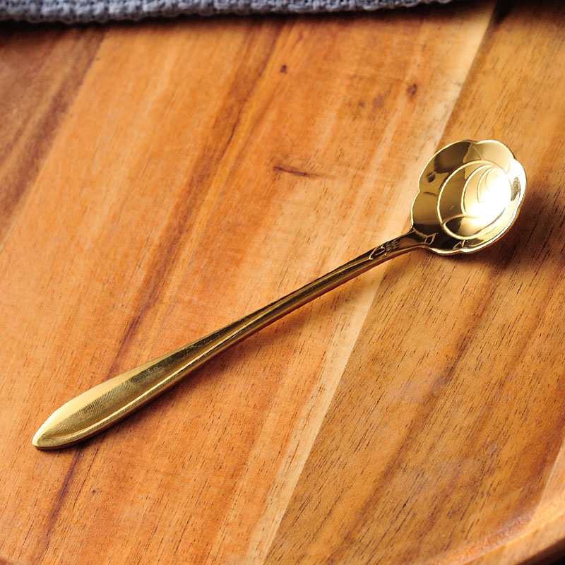 Rose gold spoon