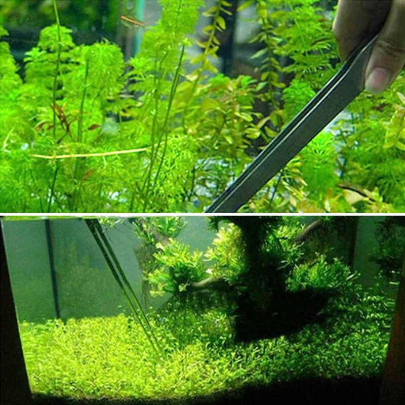 27CM Stainless Steel Aquatic WaterPlant Aquarium Tweezer