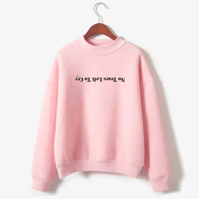 Fashion Women's Printed Long Sleeve Sweatshirt Pink - Shop at LoveMi
