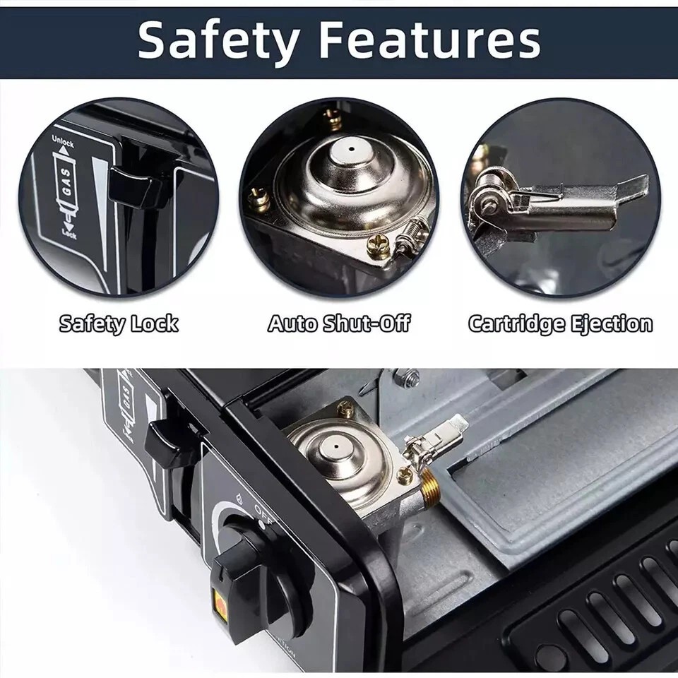 Outdoor Camping Butane Gas Stove Portable Single Burner Hob BBQ Picnic Cooker UK — image 11
