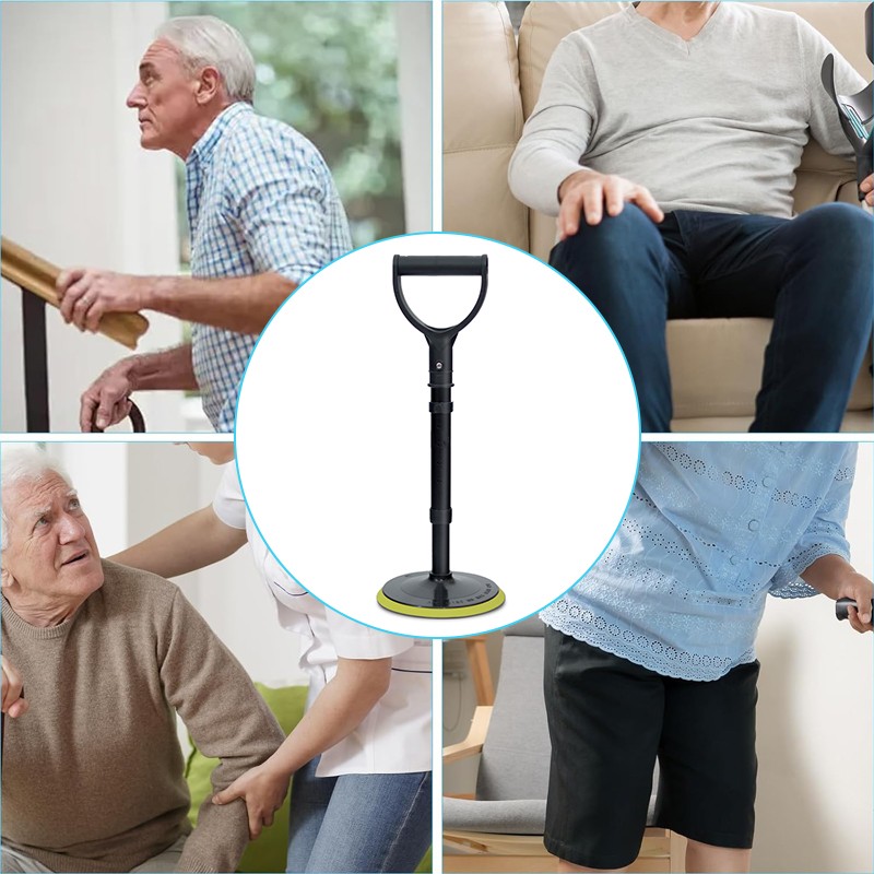 Mobility Aids Tool Adjustable Standing Assist Devices With Base For Seniors UK 3