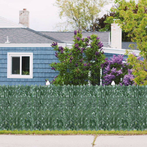 3 M Artificial Hedge Fake Ivy Leaf Garden Fence Privacy Screening Roll Wall — image 7