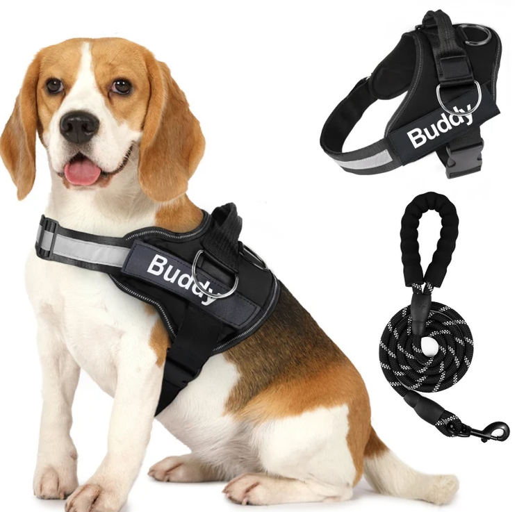 Pet Clothing Dog Couple Chest Strap Rope Black - Shop at LoveMi