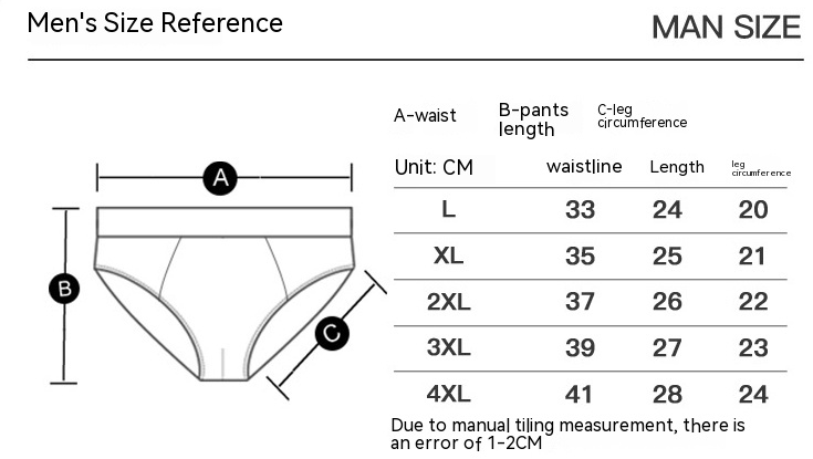 Ice Silk Underwear Men’s Breathable Mesh Briefs