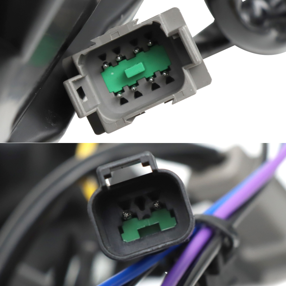 Chrome Headlights Assembly Compatible With 2008-2018 Peterbilt 388 389 Passenger Side