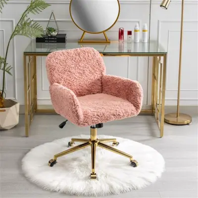 Furniture Office Chairs, Adjustable Desk Chairs, Swivel Office Chairs-pink-It Is Forbidden To Sell On The Temu Platform