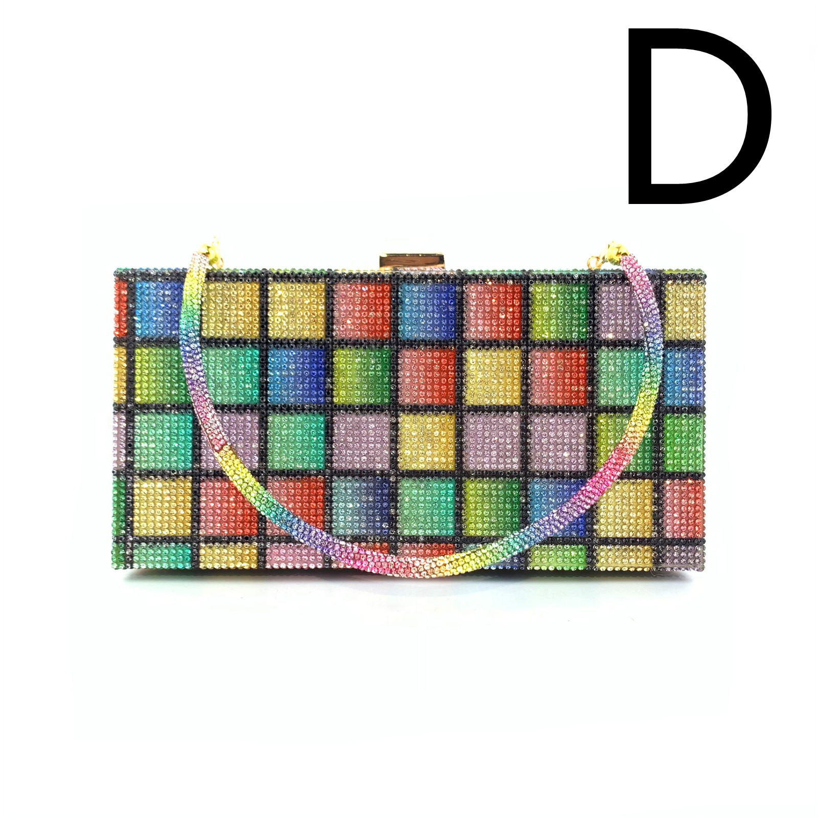 Title 4, Hot Diamond Rainbow Lady diner clutch