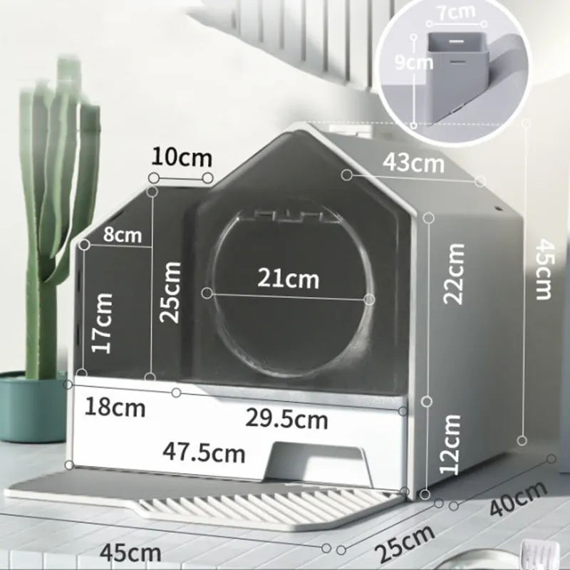 Fully Enclosed Household Anti-splash Drawer Type Odor-proof
