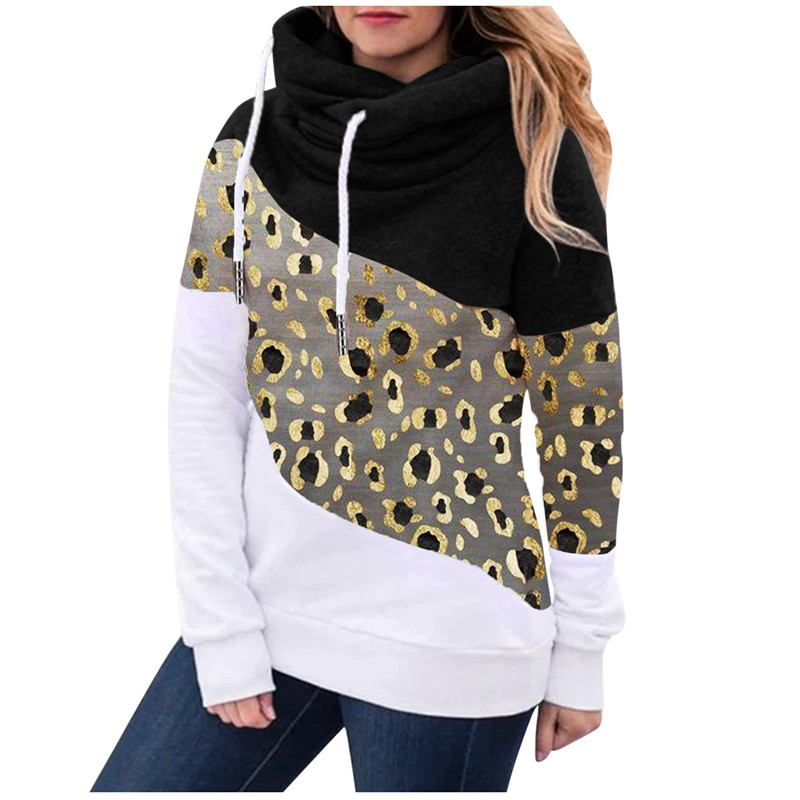 Title 8, Fleece Ladies Fashion Contrast Stitching Hooded...