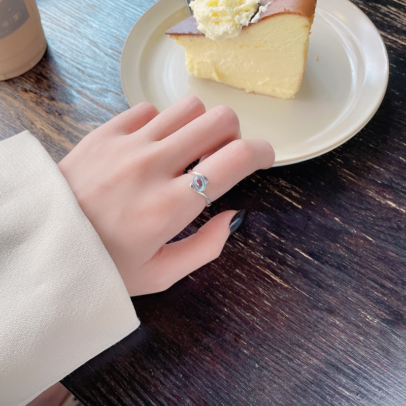 خاتم مميز بتصميم عصري بارد للإصبع السبابة