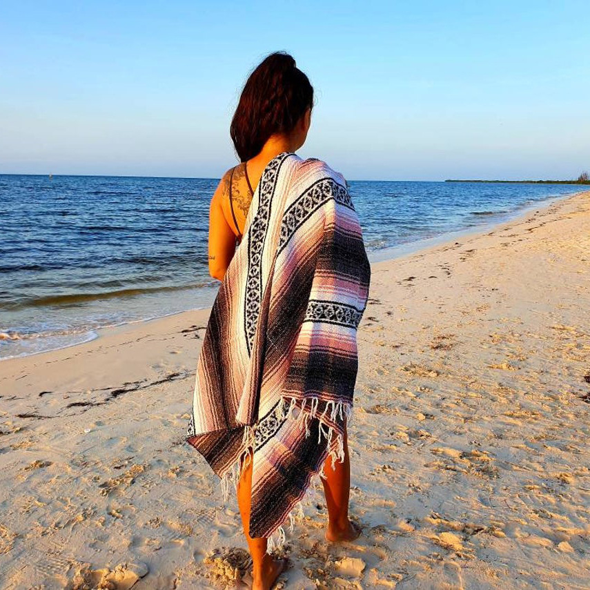Geometric Yoga Blankets