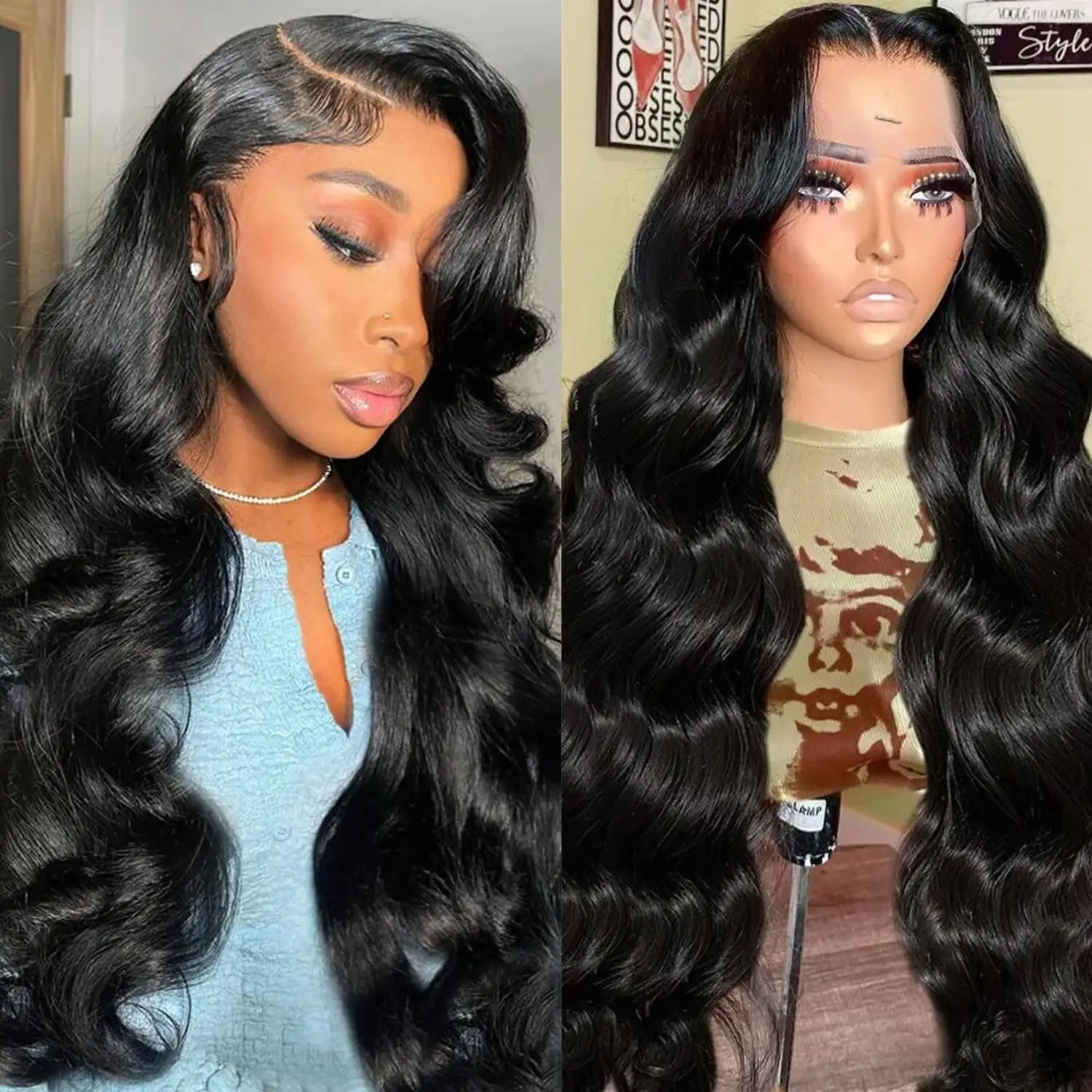 13x6 Front Lace Human Hair Wig Body