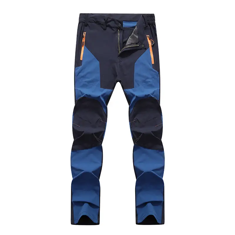 Stretch Trousers Men's Windproof Waterproof Wear-resistant  Stitching Hiking Pants