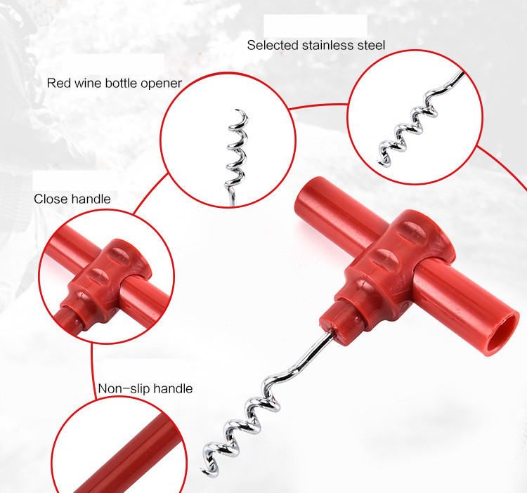 Title 11, Creative Round Simple Portable Wine Corkscrew