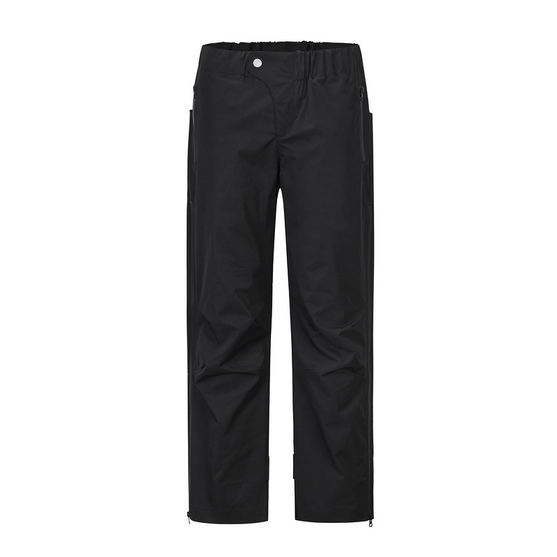 Vintage Elastic Cord Splicing Zipper Trousers For Men