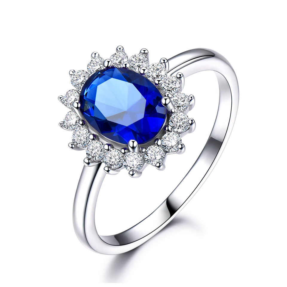 Threecolor Baby Stone Ring Women Blue - Shop at LoveMi