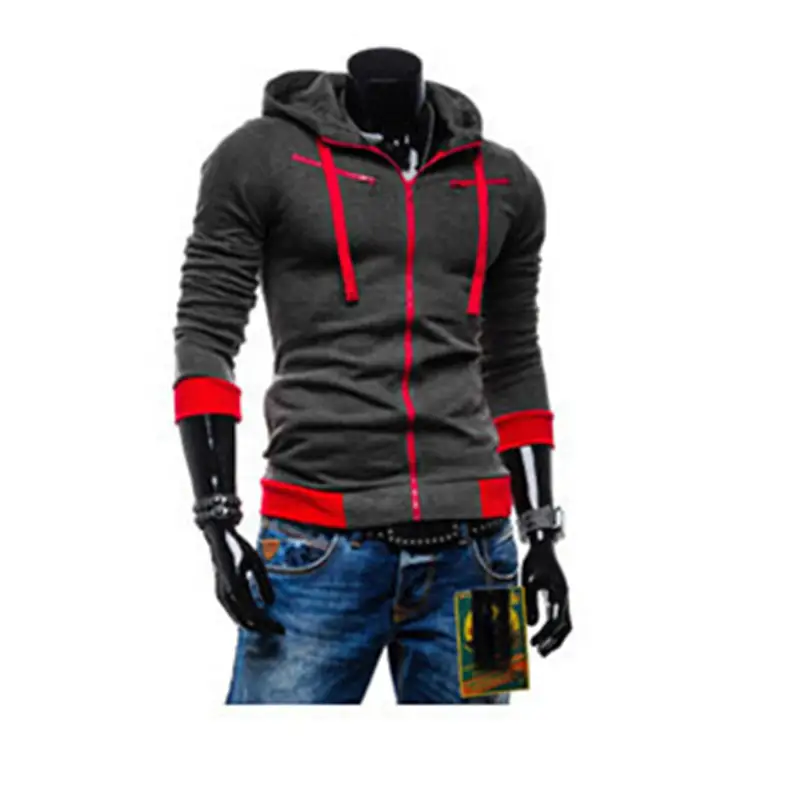 Men's Casual Fleece Cardigan Hoodie Coat