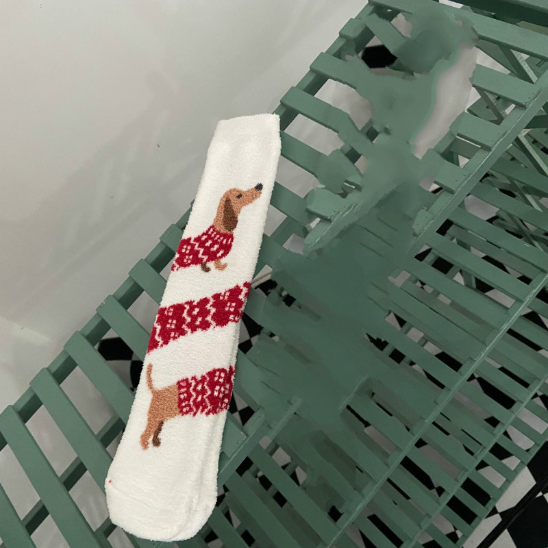 Winter Warm Coral Velvet Socks