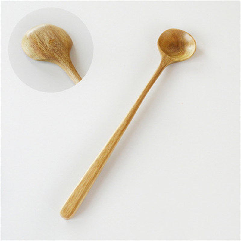 Title 2, Creative Handmade Solid Wood Seasoning Spoon Wi...