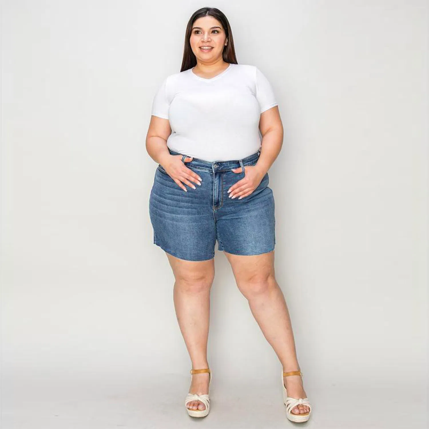 Women's High Waist Straight Leg Jeans Slim Fit Full Length For All Body Types Sizes 4 20 Stretch Denim For Everyday Wear Size8 - Shop at LoveMi