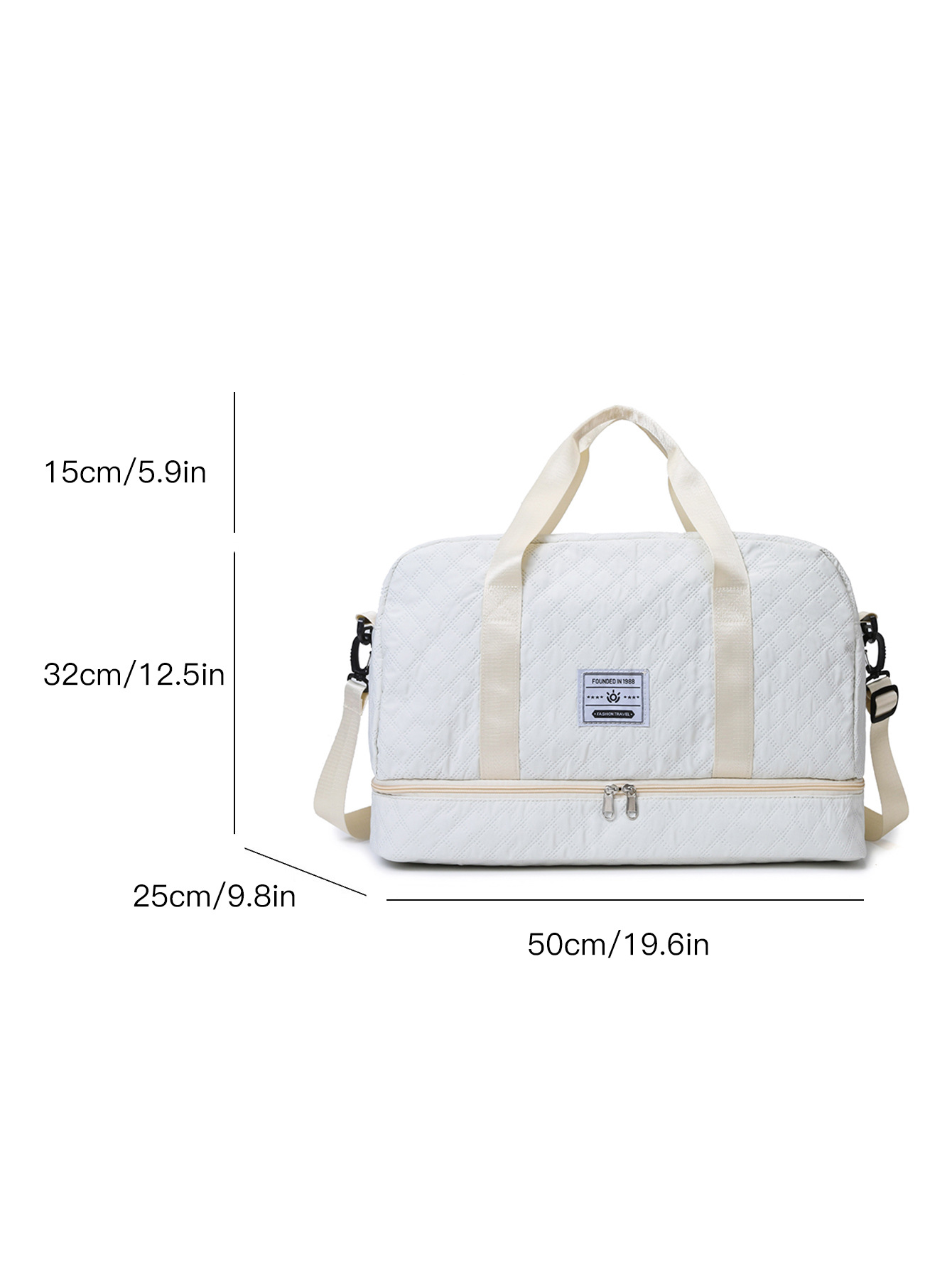Multi-Functional Crossbody Gym Bag - Dry-Wet Separation, Large Capacity For Travel, Workout & Business Trips - Waterproof Sports Duffle Backpack