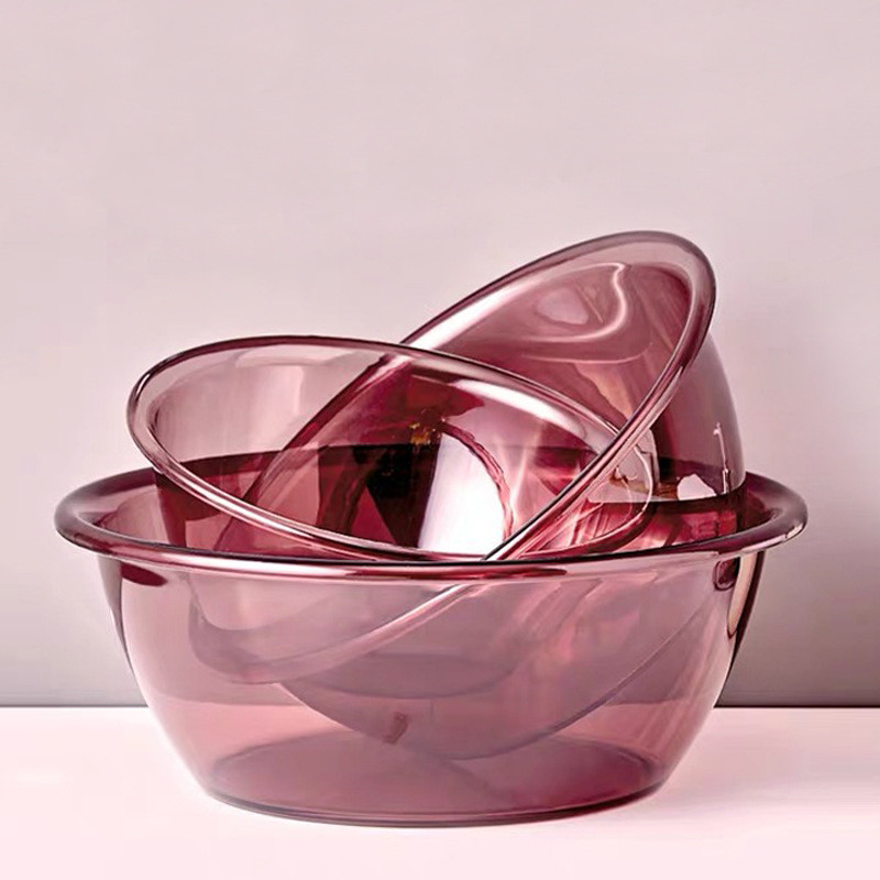 Transparent Washbasin Household Plastic Laundry Tub