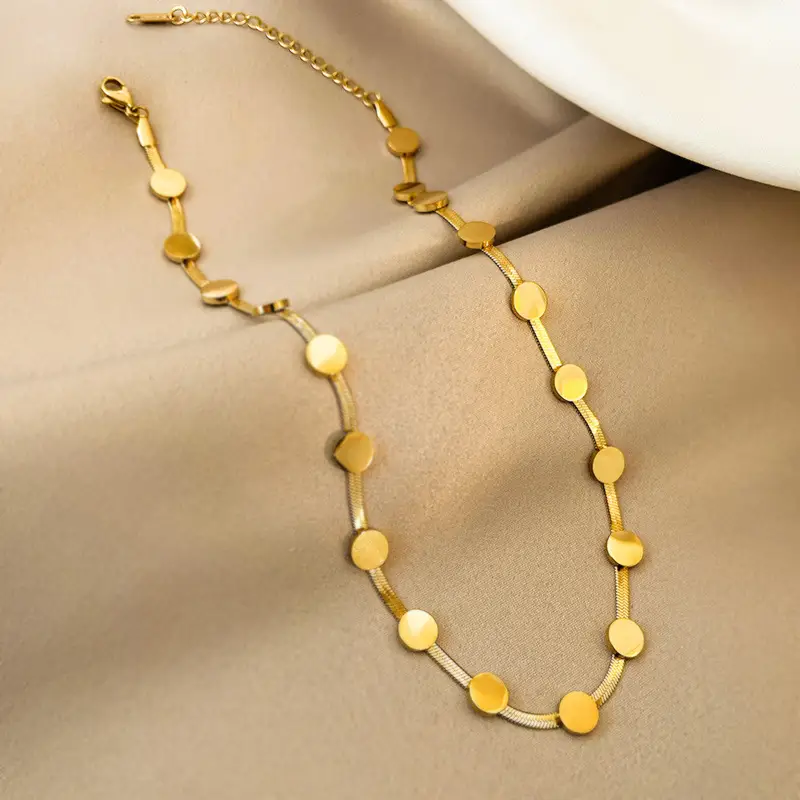 Titanium Steel No Fading Temperament Necklace Niche Gold Necklace