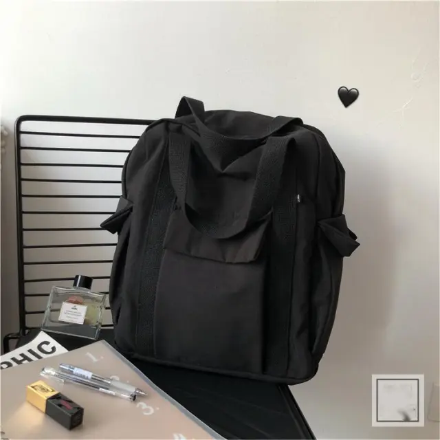 Sen Department Of Literature And Art Small Schoolbag Girl Black - Shop at LoveMi