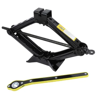 3 Tonne Scissor Jack Kit 3000kg Ratchet Spanner & Drill Adapter Max 45cm For Car