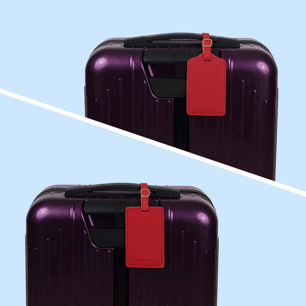 New PU Leather Boarding Pass For Luggage Travel