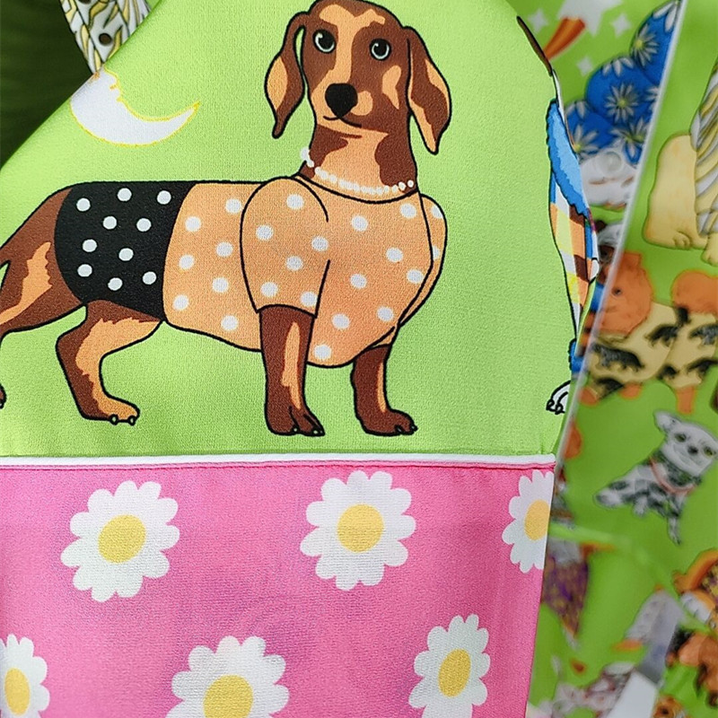 Puppy Pajamas Net Red Popular Thin Long-sleeved Ice Silk Cardigan