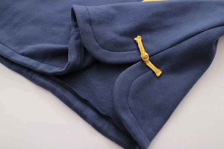 Japanese Style Fleece Thickened Hooded Sweater Loose Retro Embroidery