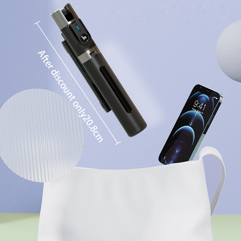 Bluetooth Selfie Stick Double Fill Light Desktop Live Broadcast - Image 2