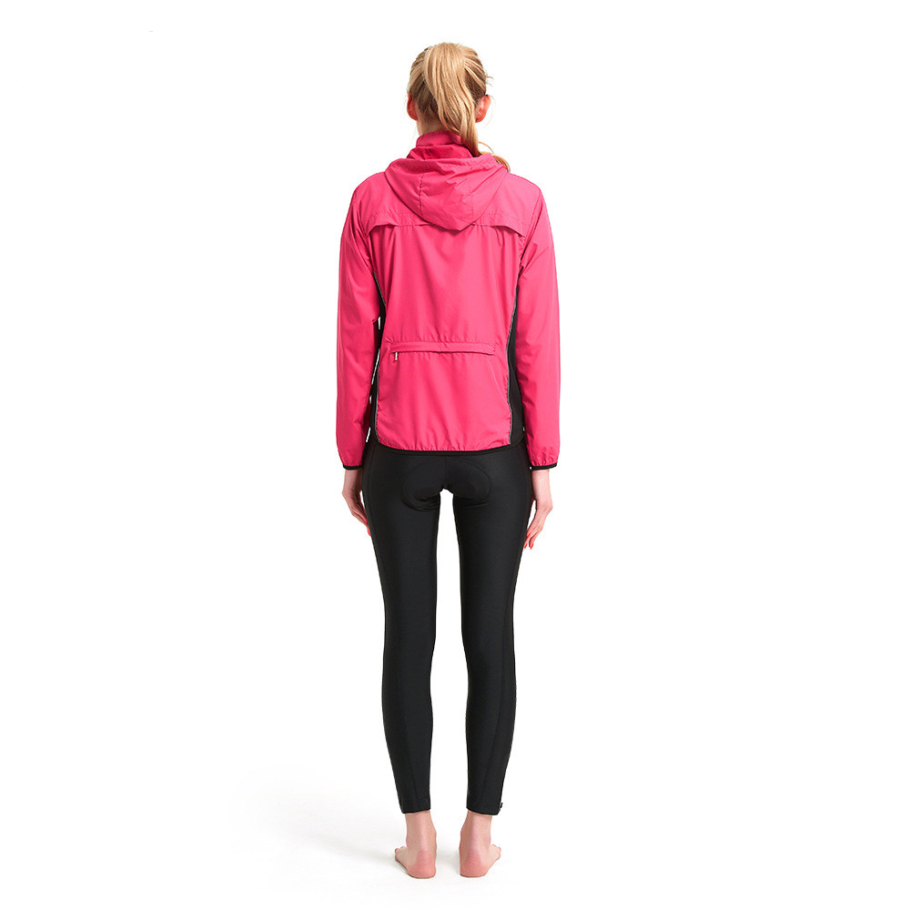 Cycling Long-sleeved Hooded Windbreaker Outdoor Sports Trousers Women's Suit